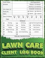 Algopix Similar Product 2 - Lawn Care Client Log Book Detailed