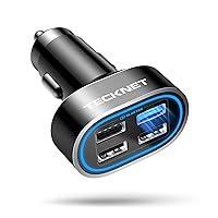 Algopix Similar Product 2 - TECKNET USB Car Charger 54W 4Port Car