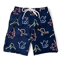 Algopix Similar Product 11 - ChalkTalkSPORTS Hockey Swim Trunks 