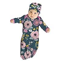 Algopix Similar Product 9 - Baby Be Mine Newborn Gown and Hat Set