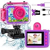 Algopix Similar Product 18 - GKTZ Kids Waterproof Camera 