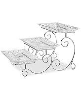Algopix Similar Product 5 - James Scott Crystal 3 Tier Rectangle