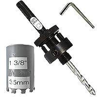 Algopix Similar Product 11 - 1 38 Tungsten Carbide Hole Saw Kit