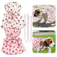 Algopix Similar Product 17 - 2pcs Girl Dog Dresses Strawberry