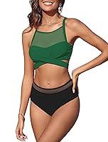 Algopix Similar Product 16 - ZAFUL Womens Sheer Mesh High Waisted