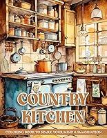 Algopix Similar Product 17 - Country Kitchen Coloring Book for