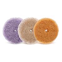 Algopix Similar Product 13 - SPTA Wool Buffing Polishing Pads 3Pcs