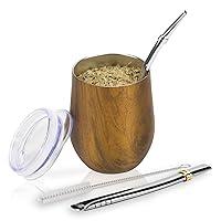 Algopix Similar Product 2 - Numola Mate Cup Bombilla Set Yerba