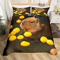 Algopix Similar Product 7 - Kids Capybaras Bedding Set Twin Size