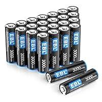 Algopix Similar Product 18 - EBL AA Lithium Batteries 24 Pack