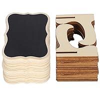 Algopix Similar Product 1 - Mini Wooden Blackboards 2 Sets Mini