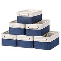 Algopix Similar Product 16 - Bidtakay Small Canvas storage baskets