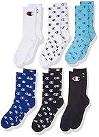 Algopix Similar Product 5 - Champion Kids' 6-Pack Crew Socks