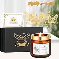 Algopix Similar Product 19 - Rotatable Rose Scented Candle Gifts