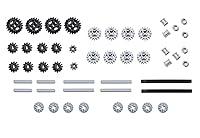 Algopix Similar Product 1 - LEGO 50pc Technic gear & axle SET