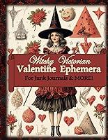 Algopix Similar Product 2 - Witchy Victorian Valentine Ephemera for