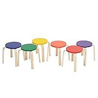 Algopix Similar Product 12 - ECR4Kids Bentwood Stackable Stools