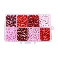 Algopix Similar Product 17 - PH PandaHall 4mm Red Seed Beads