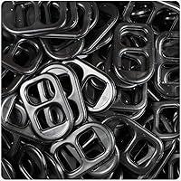 Algopix Similar Product 14 - BEADTIN Black Opaque 25mm Plastic Soda