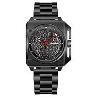 Algopix Similar Product 2 - GLENAW Automatic Square Watches for Men