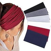 Algopix Similar Product 17 - XTREND 6 Packs Wide Headbands for Women