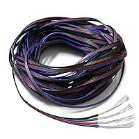 Algopix Similar Product 1 - 22 Gauge 4Pin Extension Wire EvZ 22AWG