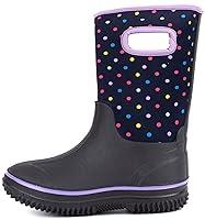 Algopix Similar Product 1 - Outee Rubber Kids Rain Boots