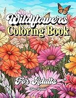 Algopix Similar Product 3 - Wildflowers Coloring Book for Adults