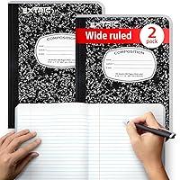 Algopix Similar Product 15 - EXTRIC Composition Notebook Wide Ruled