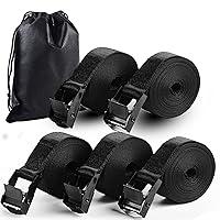 Algopix Similar Product 4 - 5Pack Cam Buckle Tie Down Straps 1 x