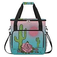 Algopix Similar Product 6 - Cactus Rose Coffee Maker Carrying Bag