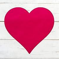 Algopix Similar Product 12 - DieCut Heart Paper Placemats Set of 12
