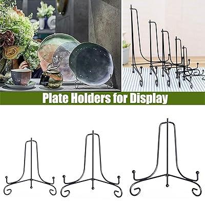 Iron Display Stands - Metal Easel Stand, Plate Holder Display