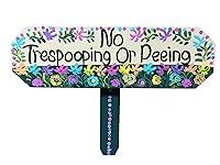 Algopix Similar Product 18 - No Trespooping Or Peeing sign yard