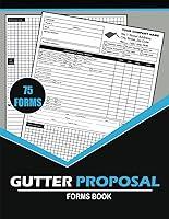 Algopix Similar Product 10 - Gutter Proposal Forms Book Rain Gutter