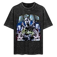 Algopix Similar Product 11 - Mens Womens ASAP Rapper Rocky Vintage