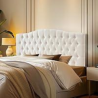 Algopix Similar Product 17 - Furpopup Linen Upholstered Headboard