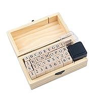 Algopix Similar Product 20 - Rubber Stamp Letters Numbers and