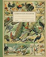 Algopix Similar Product 13 - Bird Composition Notebook College Ruled