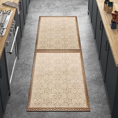 Kitchen Runner Rugs, Entryway Brown Runner Rugs, Modern Long