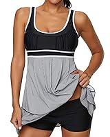 Algopix Similar Product 13 - Yanekop Womens Tankini Swimsuits Tummy