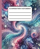 Algopix Similar Product 13 - Composition Notebook Pink Starry