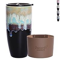 Algopix Similar Product 9 - Bosmarlin Ceramic Travel Coffeel Mug