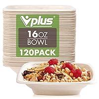 Algopix Similar Product 18 - Vplus 120 Pack 16 OZ Paper Bowls