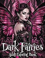 Algopix Similar Product 11 - Dark Fairies Adult Coloring Book