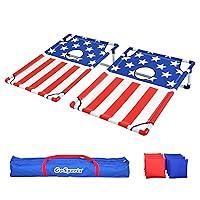 Algopix Similar Product 9 - GoSports Portable PVC Framed Cornhole