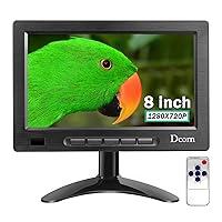 Algopix Similar Product 13 - Dcorn 8 Inch Mini MonitorSmall HDMI