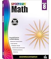 Algopix Similar Product 16 - Spectrum 8th Grade Math Workbooks Ages
