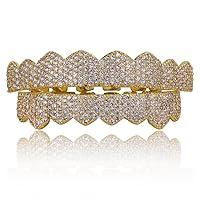 Algopix Similar Product 11 - JINAO 18K Gold Plated Gold Finish 8 Top