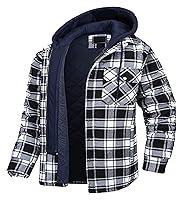 Algopix Similar Product 19 - TIGAILIAN jacket Mens Fleece Plaid